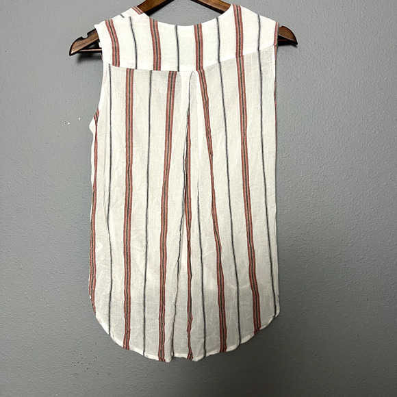 Kut From The Kloth Womens Small Surplice Sleeveless Drape‎ Top Coastal Beach - Picture 3 of 10